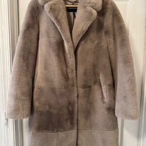 BCBGMaxAzria Women's Teddy Jacket in Taupe